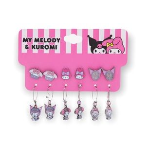 SOLD My Melody & Kuromi Slumber Party Earrings